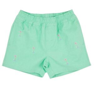 TBBC Boys 4T Critter Sheffield Shorts Golf Appliqué Grace Bay Green Casual Prep